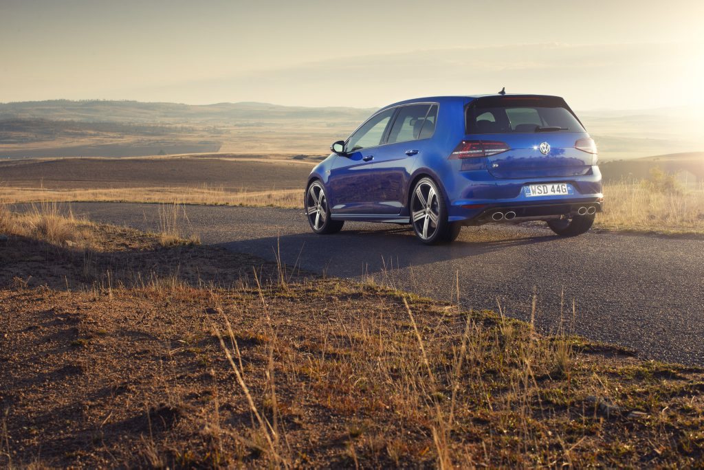 The VW Golf R. The VW Golf R.